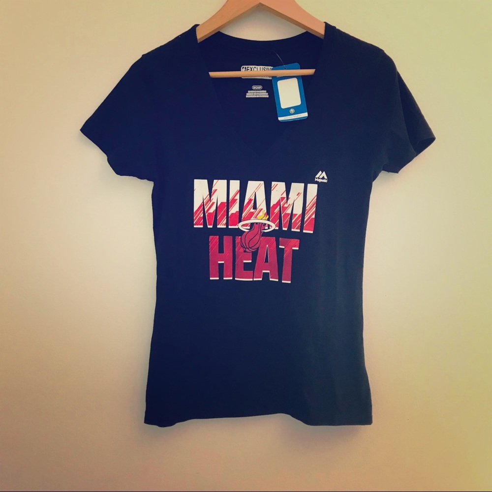 Miami Heat V Neck Tee